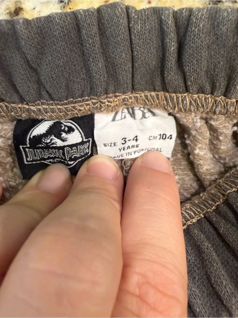 EUC Zara Jurassic Park joggers for baby boy 3-4 years